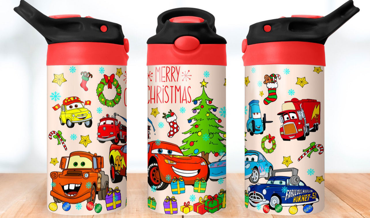 Cars Christmas 12oz Tumbler