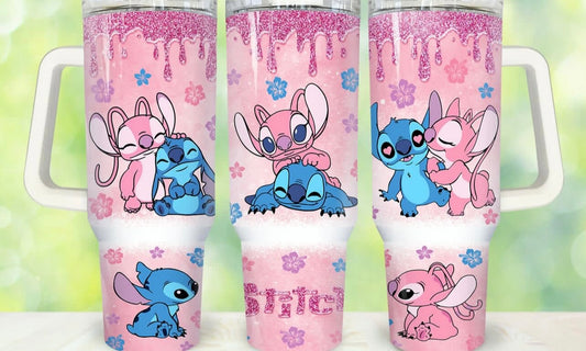 Stitch & Angel 40oz Dupe Tumbler