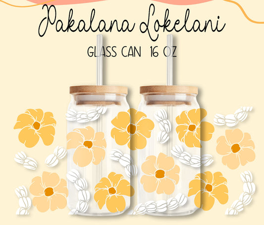 Pakalana Lokelani 16oz Glass Can