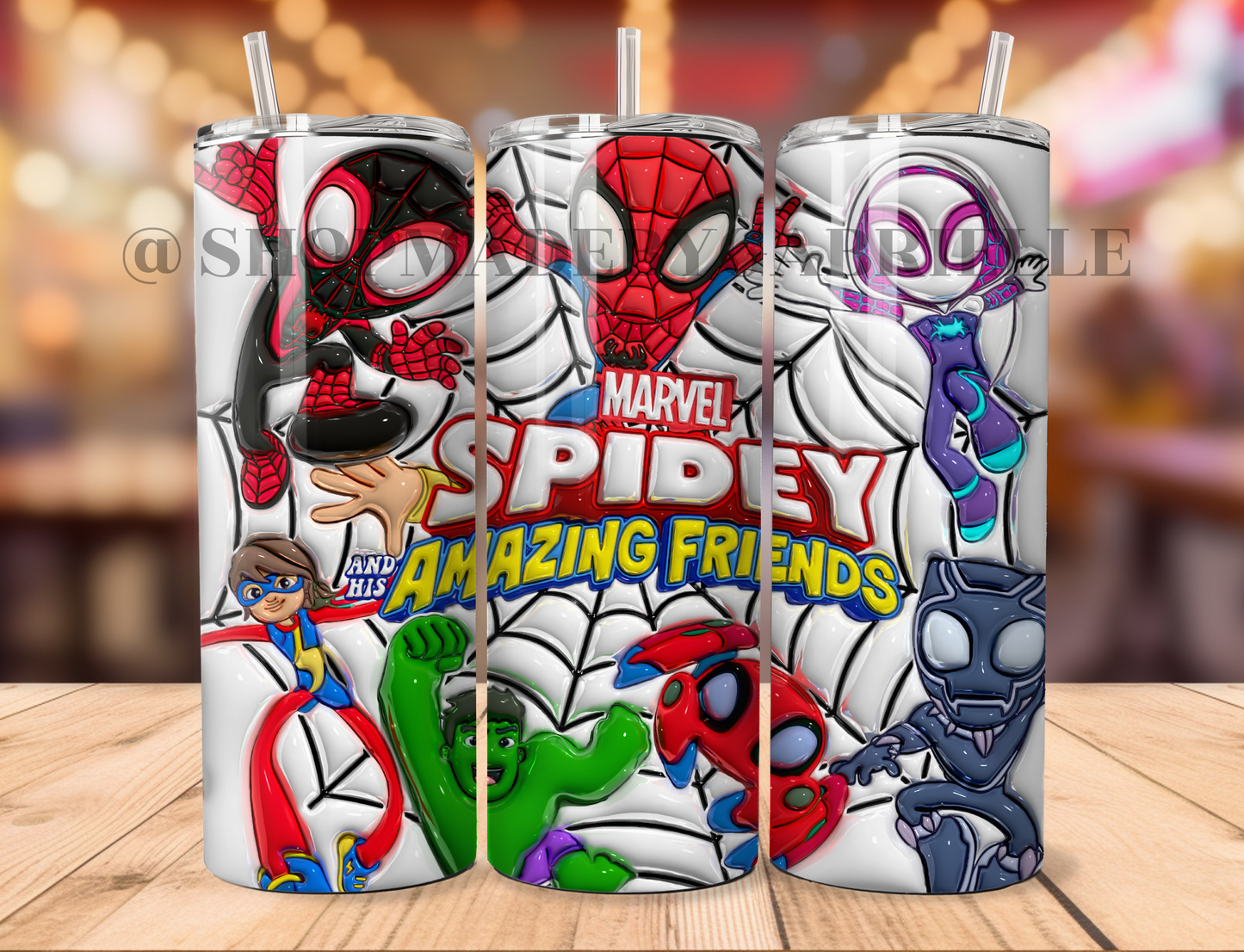 Spidey & friends 3D 20oz Tumbler