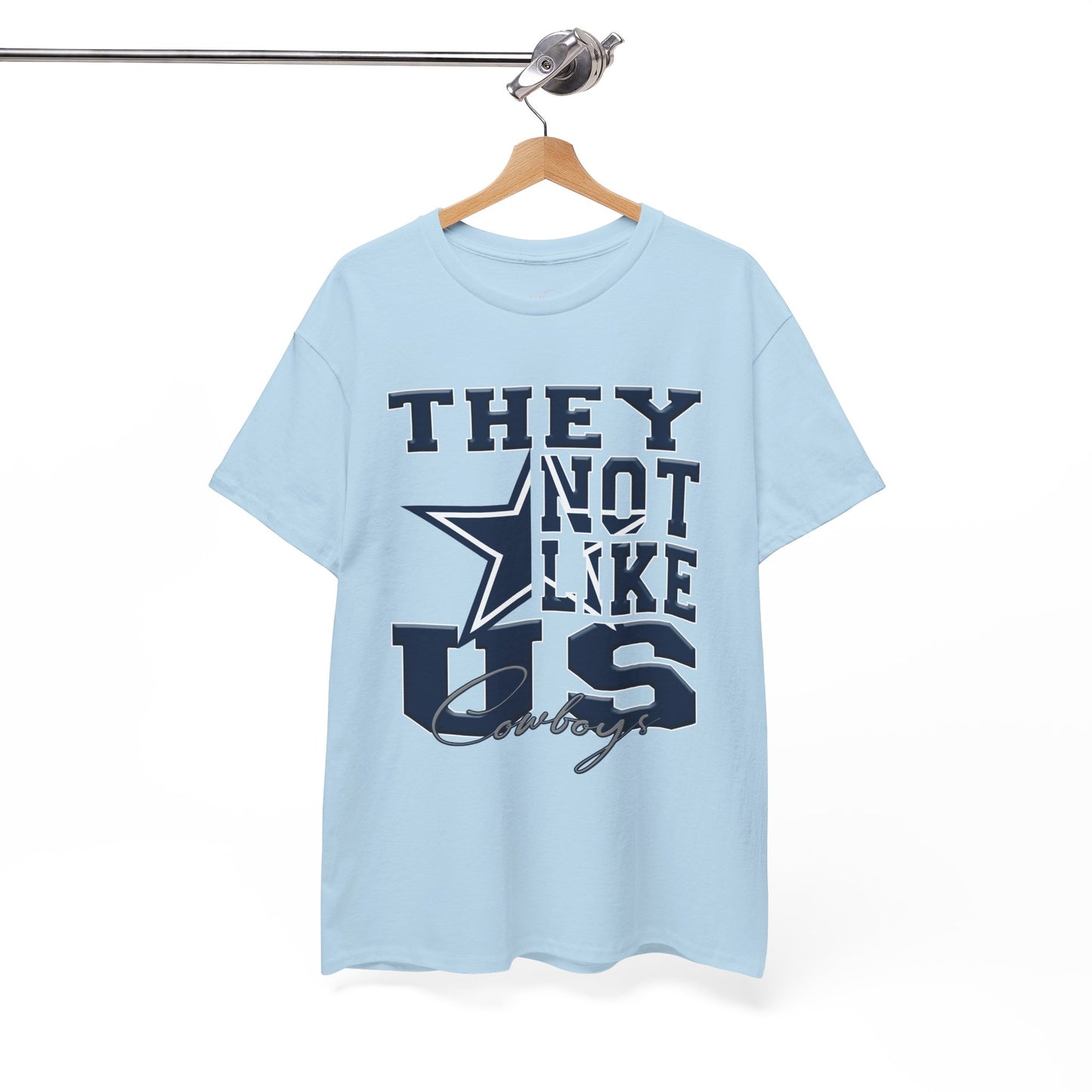 Dallas Cowboys Football Tee, Cowboys Fans Shirt, Dallas Cowboys Unisex Tee, They Not Like Us, Sports Tee, Game Day Shirt