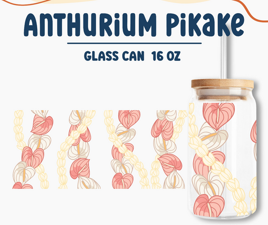 Anthurium Pikake 16oz Glass Can