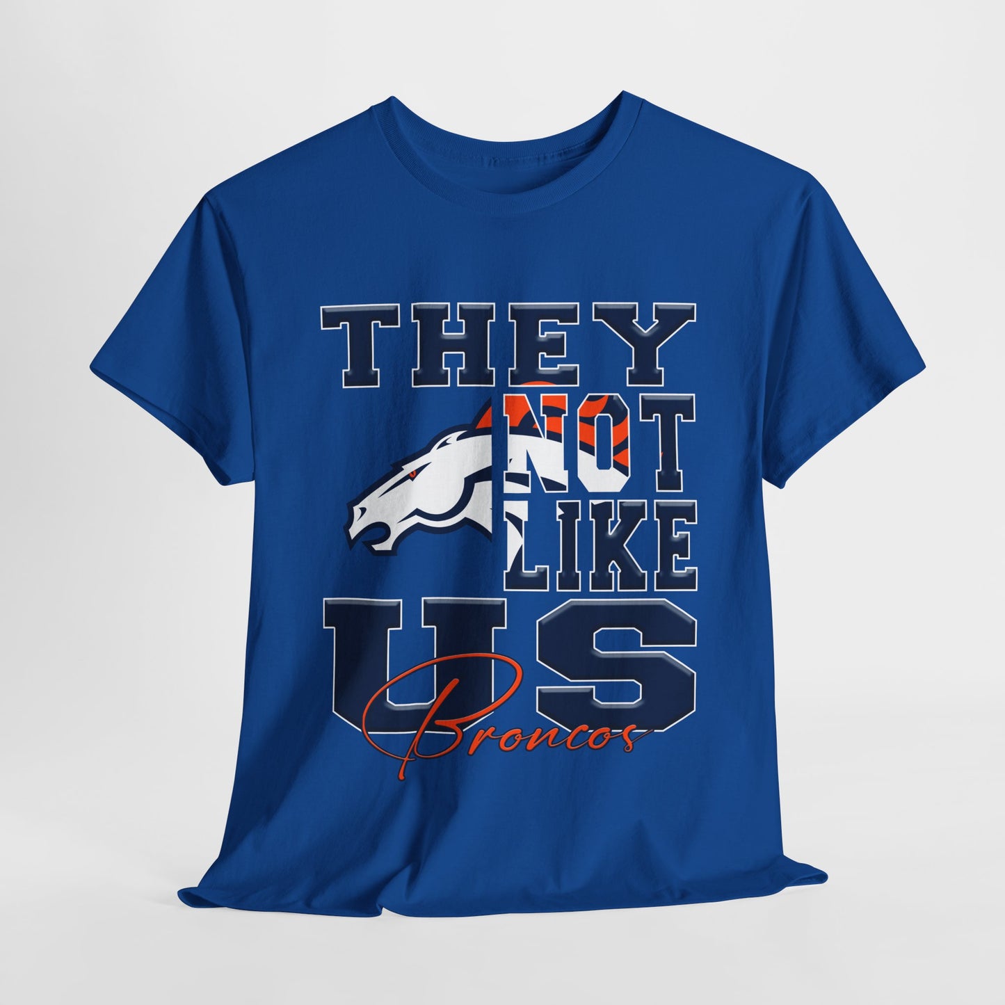 Denver Broncos Football Tee, Broncos Fans Shirt, Denver Broncos Unisex Tee, They Not Like Us, Sports Tee, Game Day Shirt, Chicago