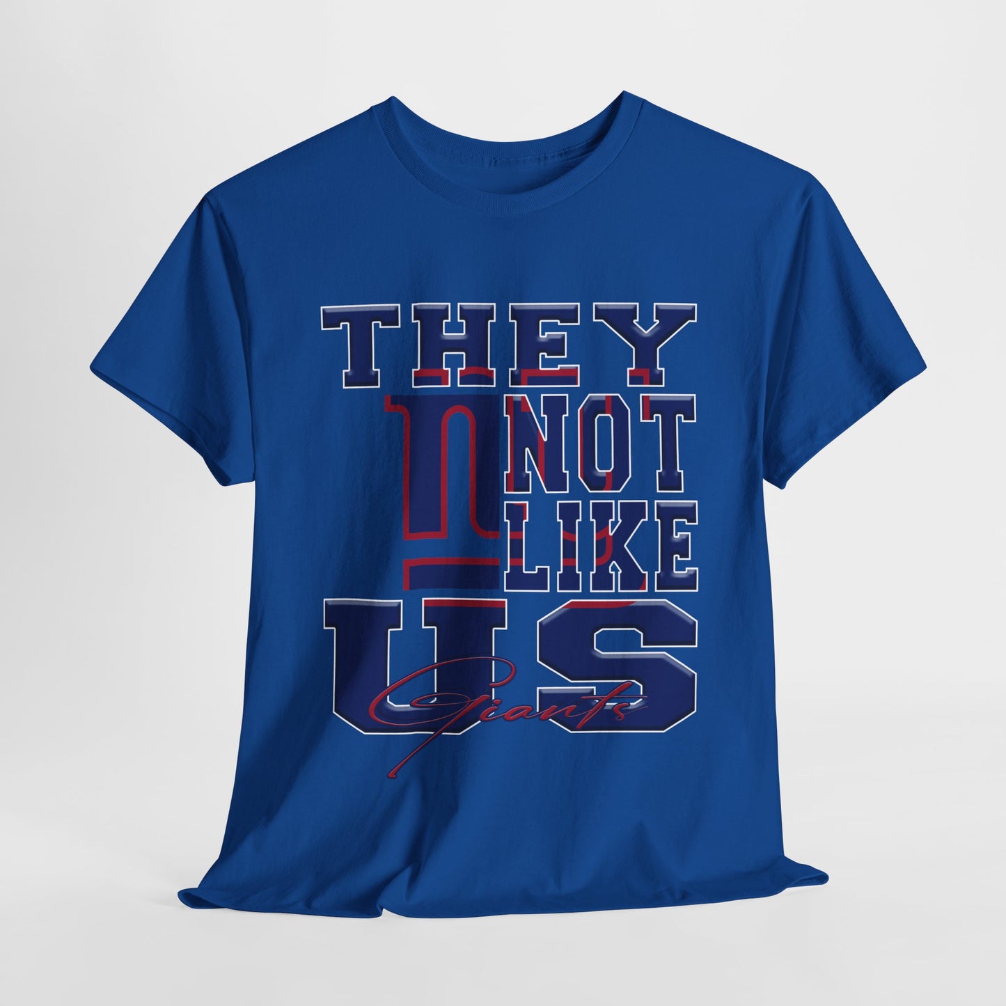 New York Giants Football Tee, Giants Fans Shirt, New York Giants Unisex Tee, They Not Like Us, Sports Tee, Game Day Shirt