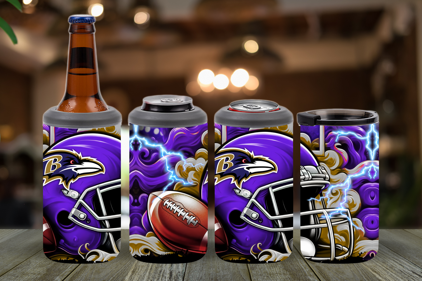 Ravens 16oz 4-in-1 Beer Koozie