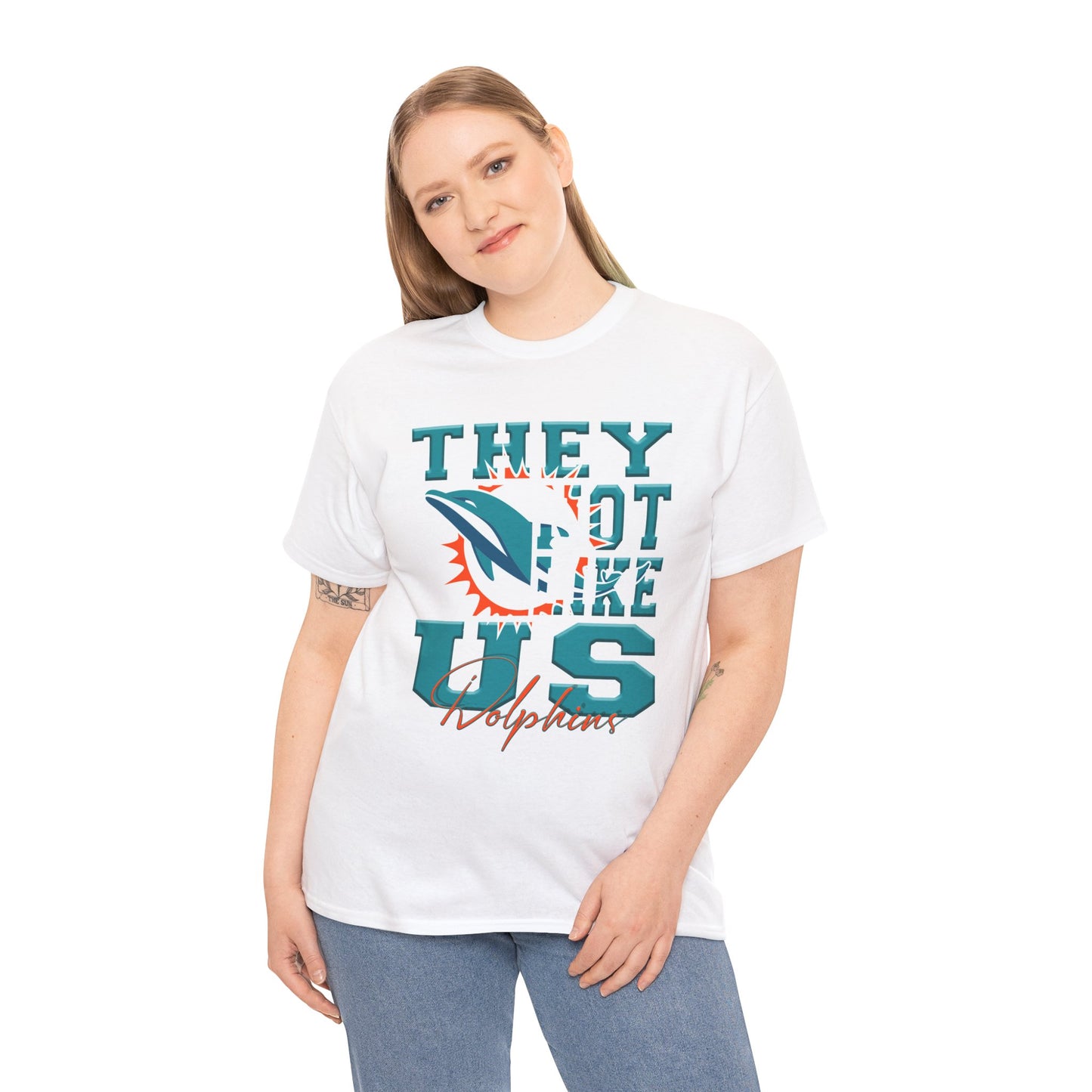 Miami Dolphins Football Tee, Dolphins Fans Shirt, Miami Dolphins Unisex Tee, They Not Like Us, Sports Tee, Game Day Shirt