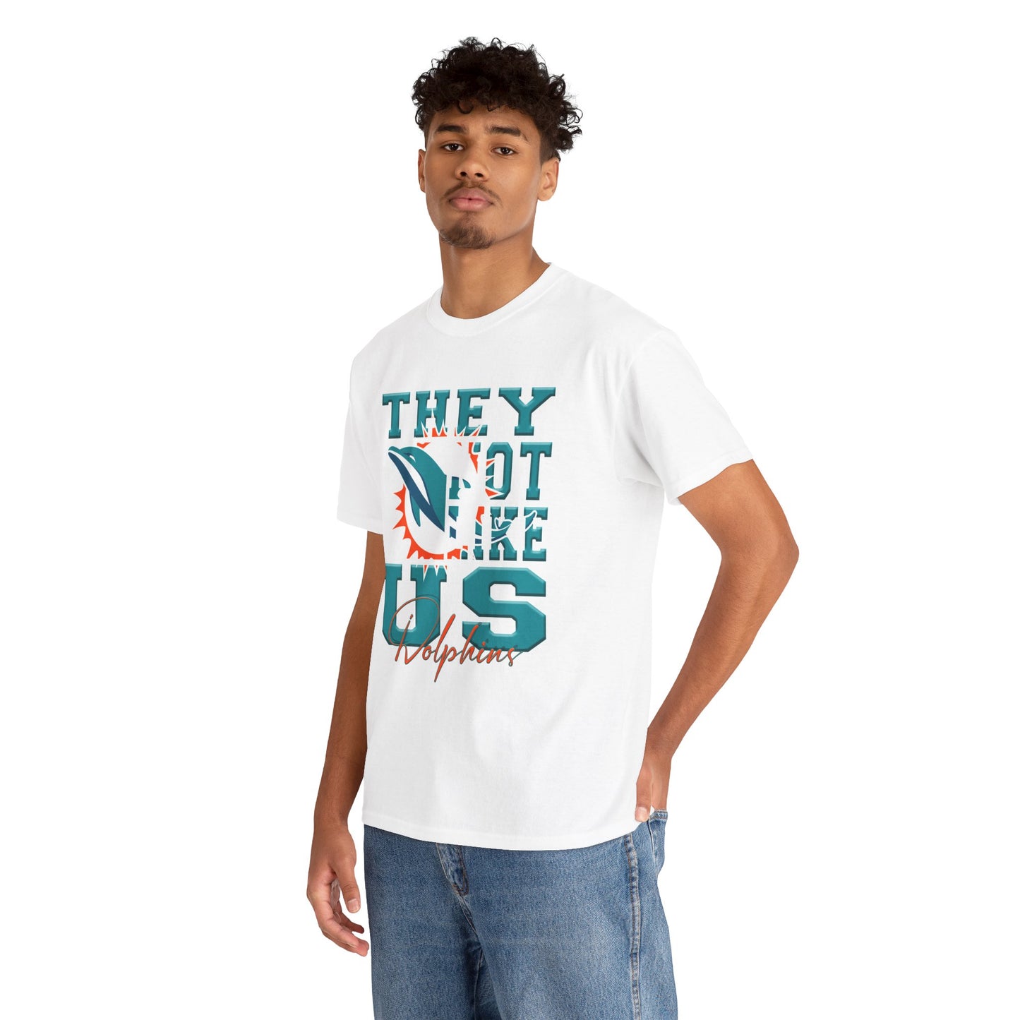 Miami Dolphins Football Tee, Dolphins Fans Shirt, Miami Dolphins Unisex Tee, They Not Like Us, Sports Tee, Game Day Shirt