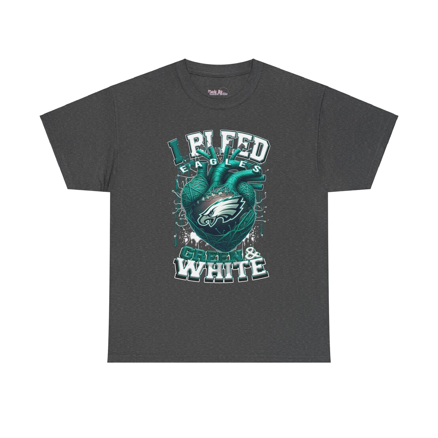 Philadelphia Eagles Unisex Tee, I Bleed Green & White, NFL Tshirt, Football Fan Shirt, Sports Tee