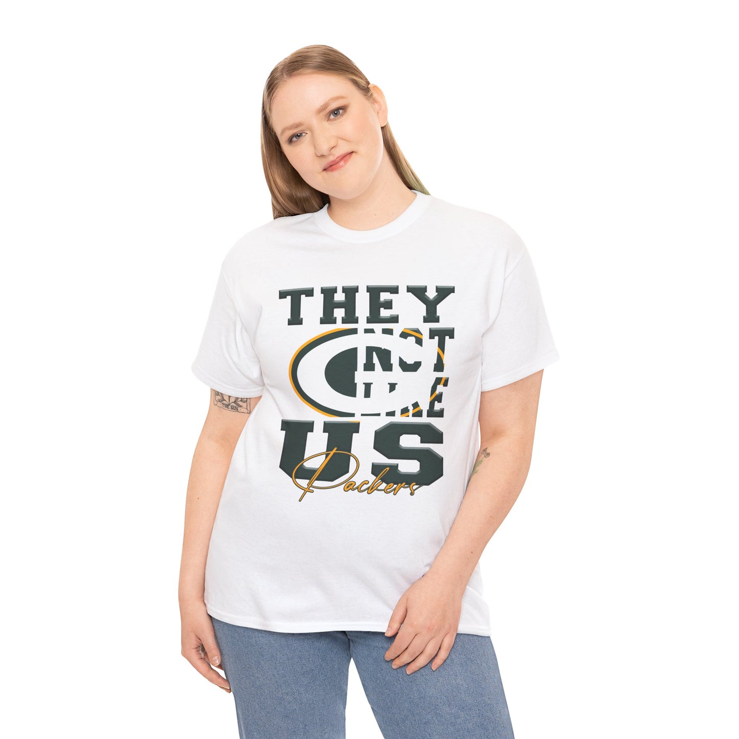 Green Bay Packers Football Tee, Packers Fans Shirt, Green Bay Packers Unisex Tee, They Not Like Us, Sports Tee, Game Day Shirt