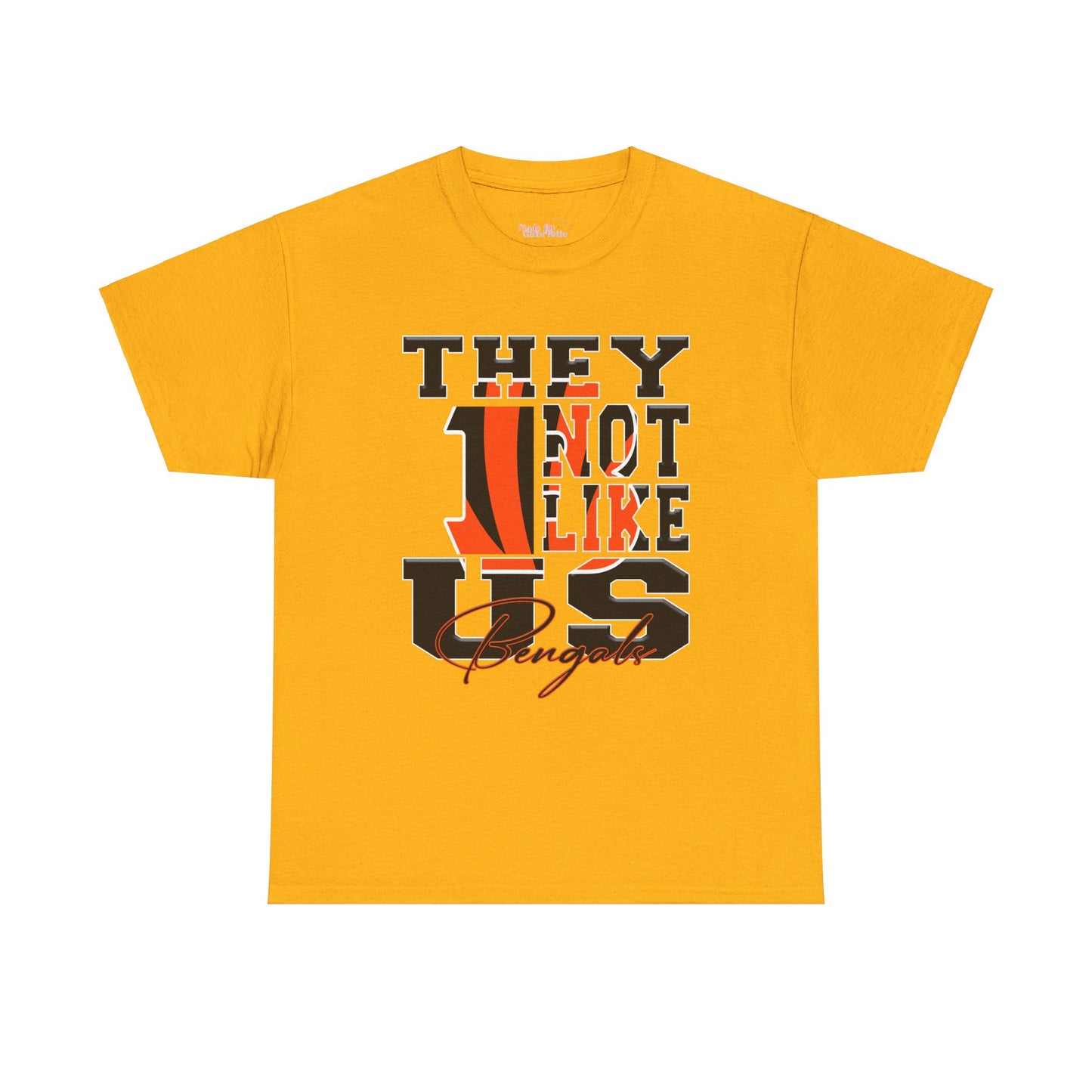 Football Tee, Bengals Fans Shirt, Cincinnati Bengals Unisex Tee, They Not Like Us, Sports Tee, Game Day Shirt, Chicago