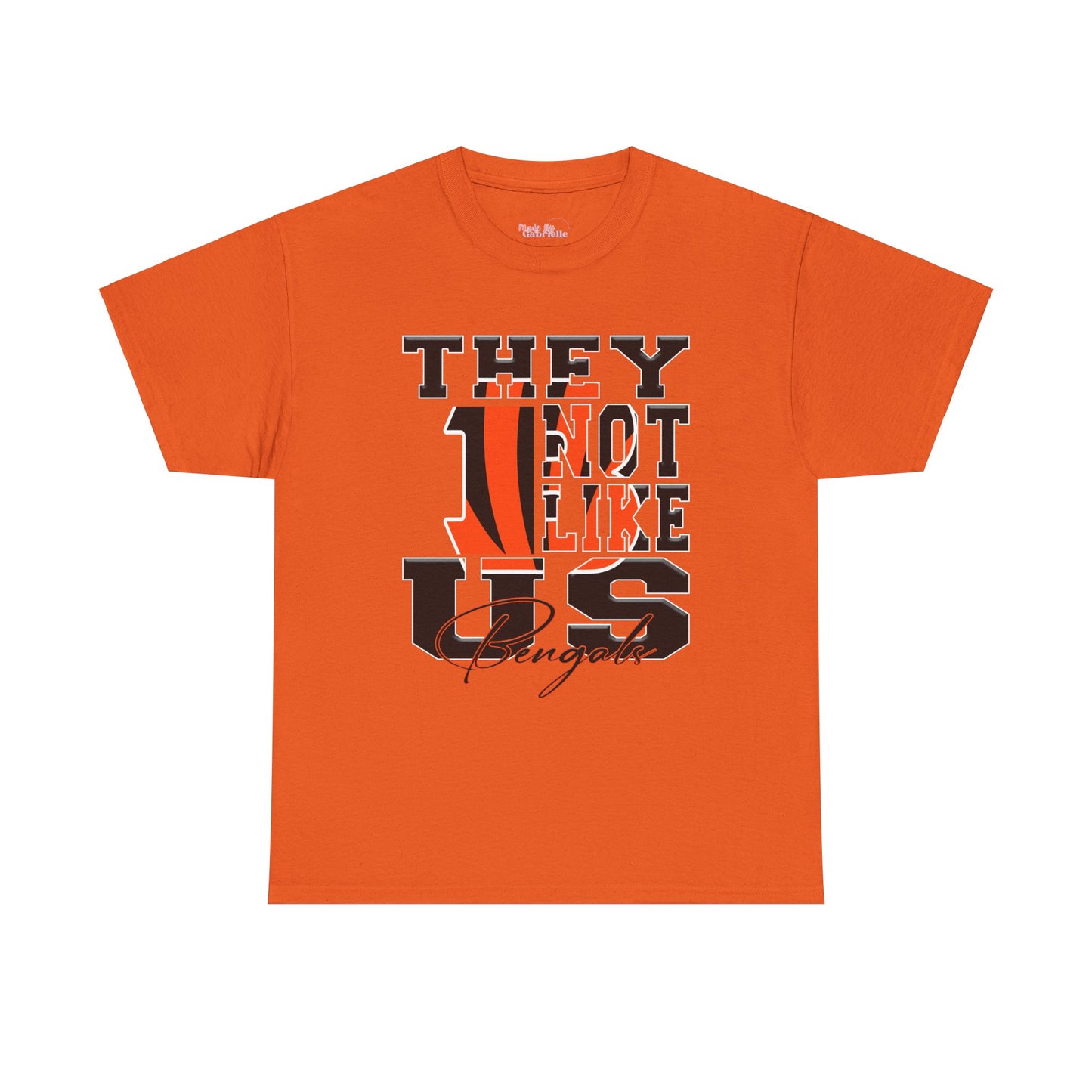 Football Tee, Bengals Fans Shirt, Cincinnati Bengals Unisex Tee, They Not Like Us, Sports Tee, Game Day Shirt, Chicago