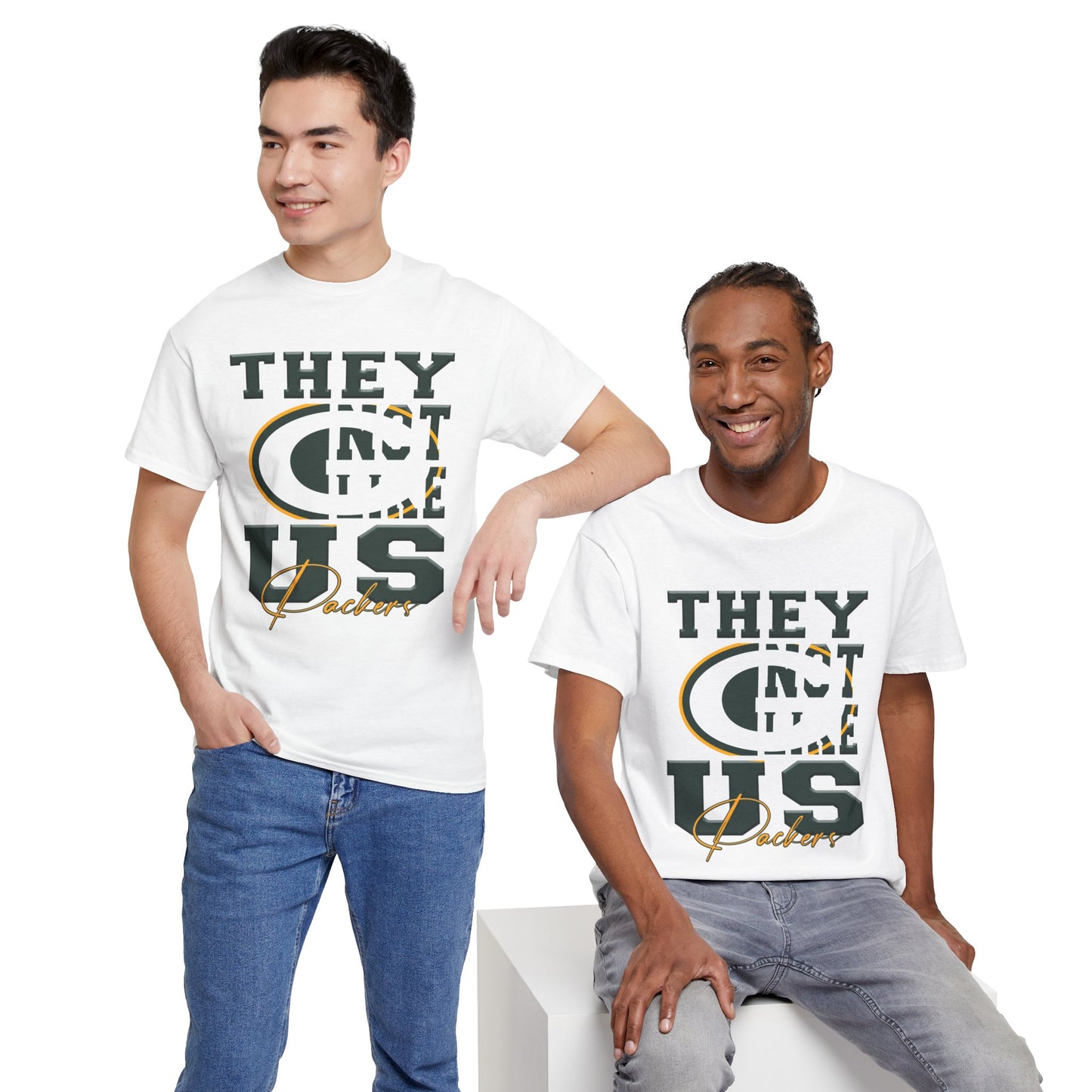 Green Bay Packers Football Tee, Packers Fans Shirt, Green Bay Packers Unisex Tee, They Not Like Us, Sports Tee, Game Day Shirt