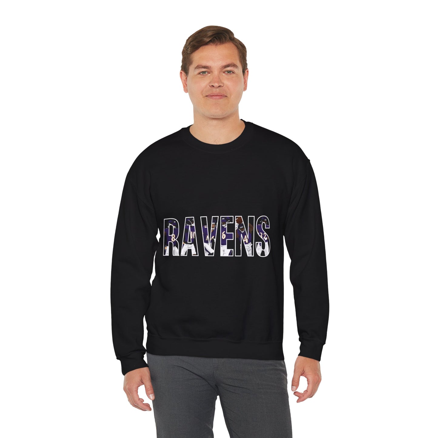 Ravens, Baltimore Ravens Sweatshirt, Lamar Jackson Sweater, Unisex Retro Sweatshirt, Trending Sweater, Crewneck Sweatshirt