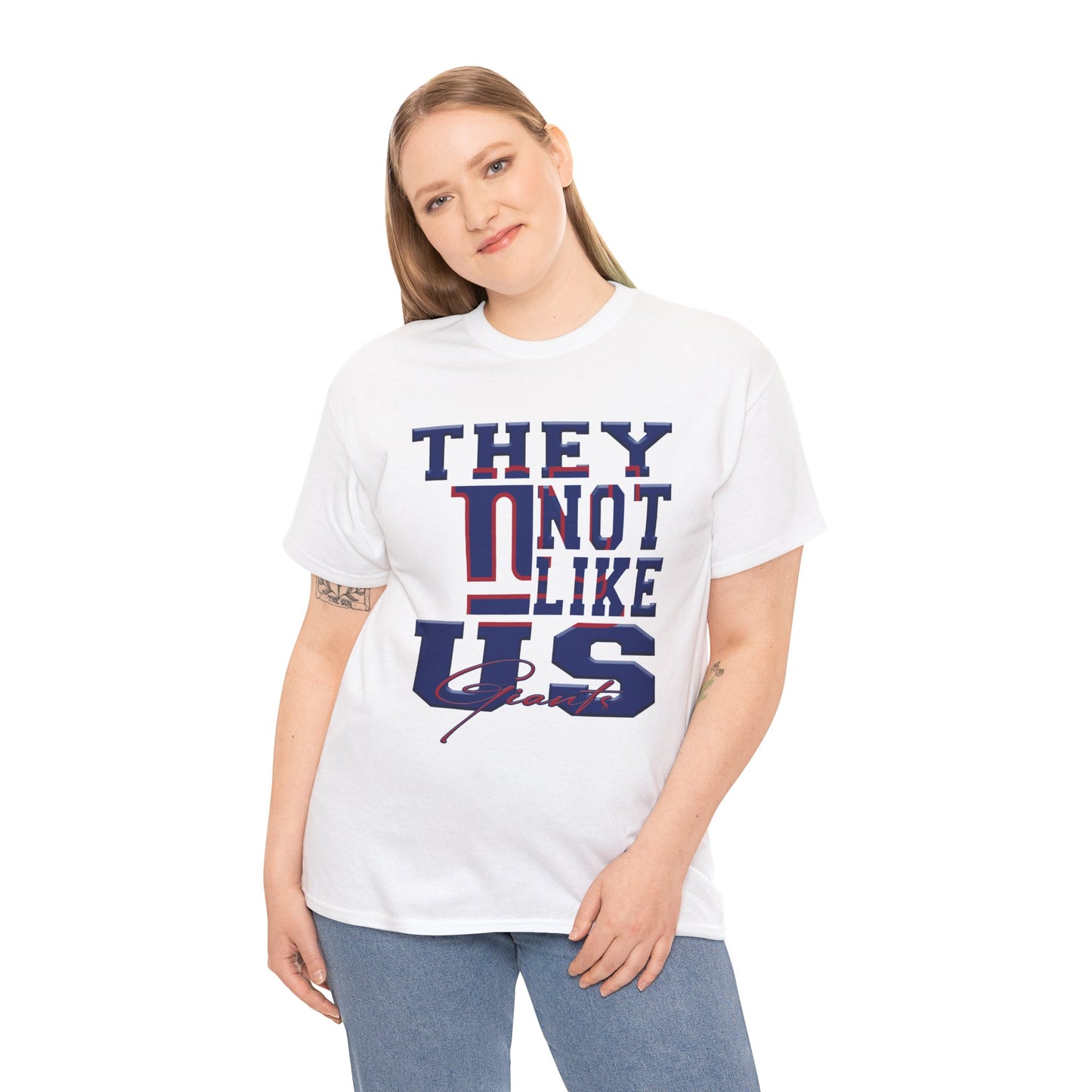 New York Giants Football Tee, Giants Fans Shirt, New York Giants Unisex Tee, They Not Like Us, Sports Tee, Game Day Shirt