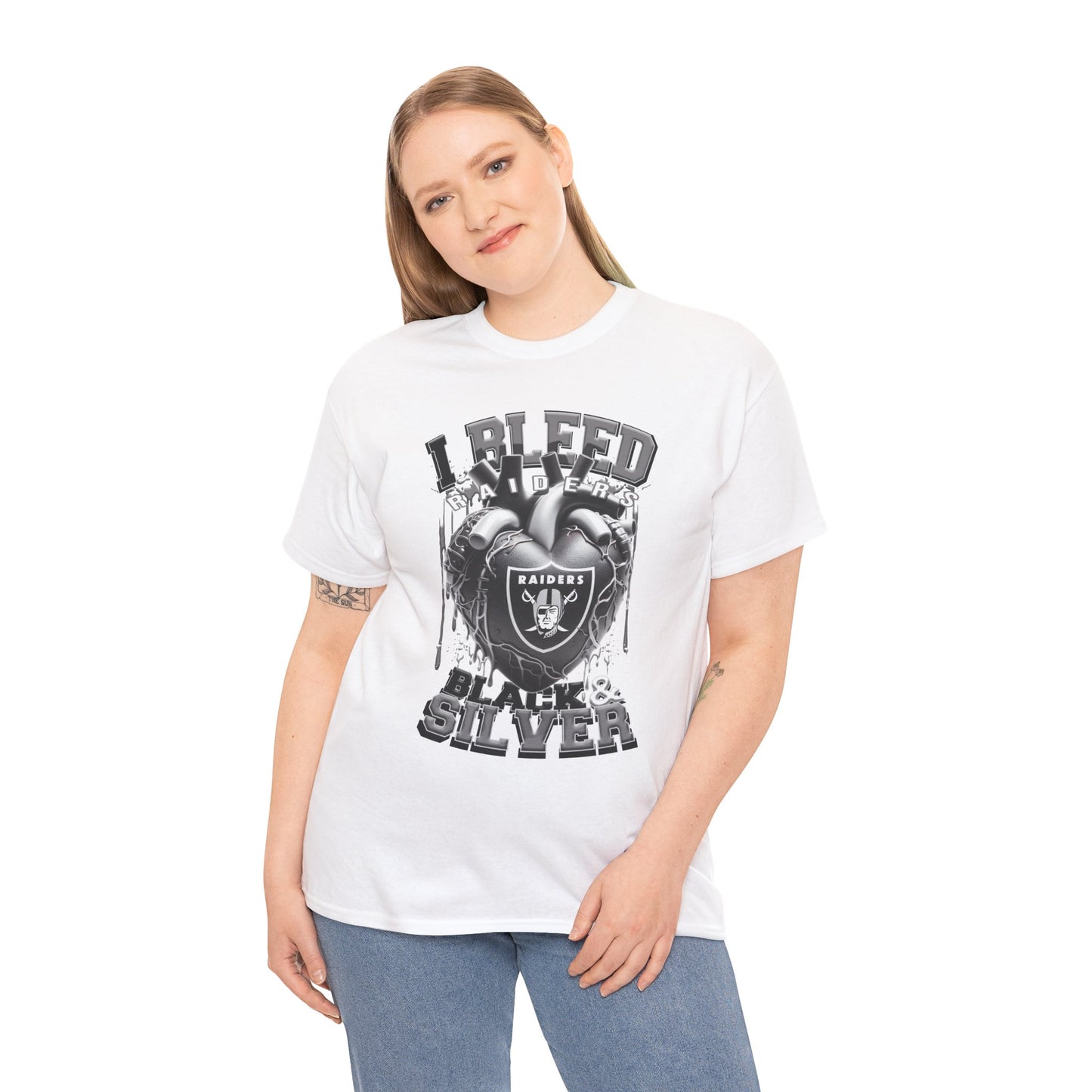 Las Vegas Radiers Unisex Tee, I Bleed Black & Silver, NFL Tshirt, Football Fan Shirt, Sports Tee