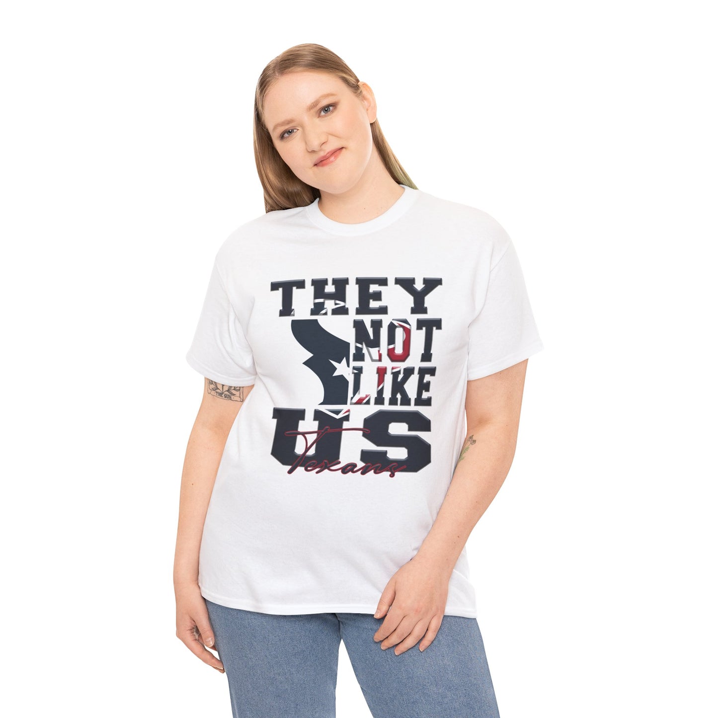 Houston Texans Football Tee, Houston Texans Fans Shirt, Houston Texans Unisex Tee, They Not Like Us, Sports Tee, Game Day Shirt