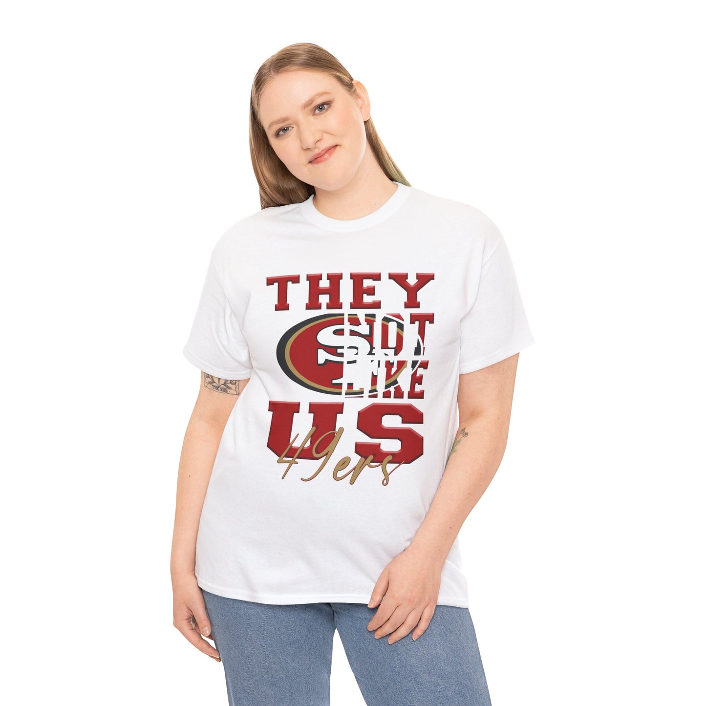 Football Tee, 49ers Fan Shirt, San Francisco Unisex Tee, They Not Like Us, Sports Tee, Game Day Shirt