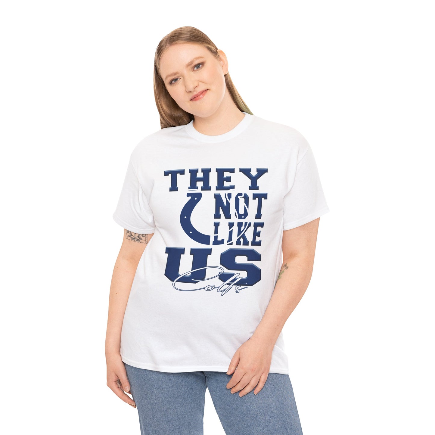 Indianapolis Colts Football Tee, Colts Fans Shirt, Indianapolis Colts Unisex Tee, They Not Like Us, Sports Tee, Game Day Shirt