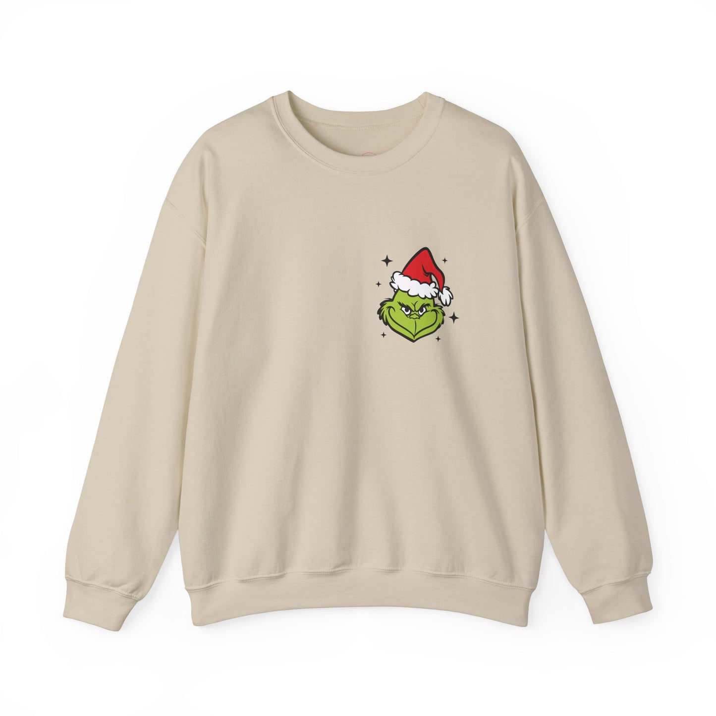 In My Grinchy Era Christmas Sweatshirt, Just do it Crewneck, Stink Stank Stunk Sweater, Chritstmas Gift, Christmas Apparel, Front & Back