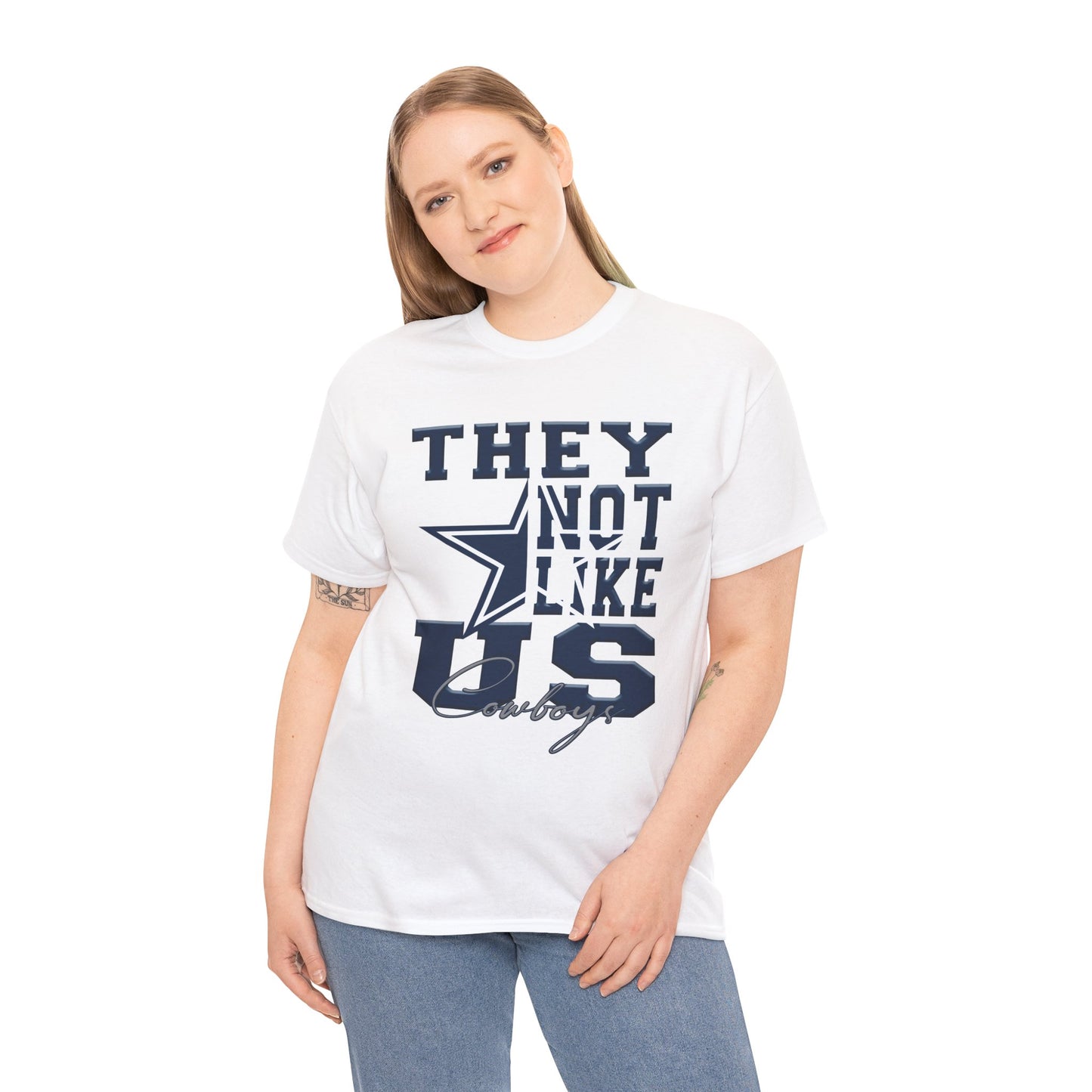 Dallas Cowboys Football Tee, Cowboys Fans Shirt, Dallas Cowboys Unisex Tee, They Not Like Us, Sports Tee, Game Day Shirt