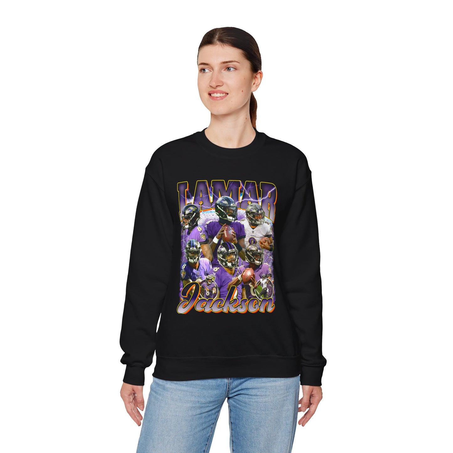 Ravens, Baltimore Ravens They Not Like Us Sweatshirt, Lamar Jackson Sweater, Unisex Retro Sweatshirt, Trending Sweater, Crewneck Sweatshirt