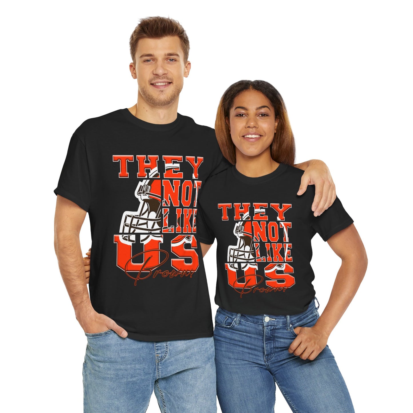 Cleveland Browns Football Tee, Browns Fans Shirt, Cleveland Browns Unisex Tee, They Not Like Us, Sports Tee, Game Day Shirt