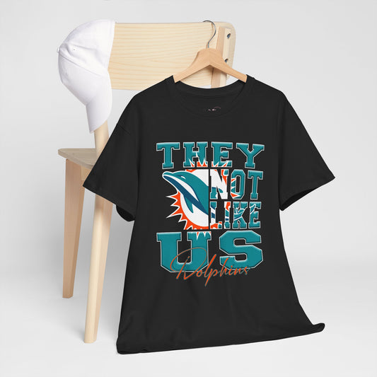 Miami Dolphins Football Tee, Dolphins Fans Shirt, Miami Dolphins Unisex Tee, They Not Like Us, Sports Tee, Game Day Shirt