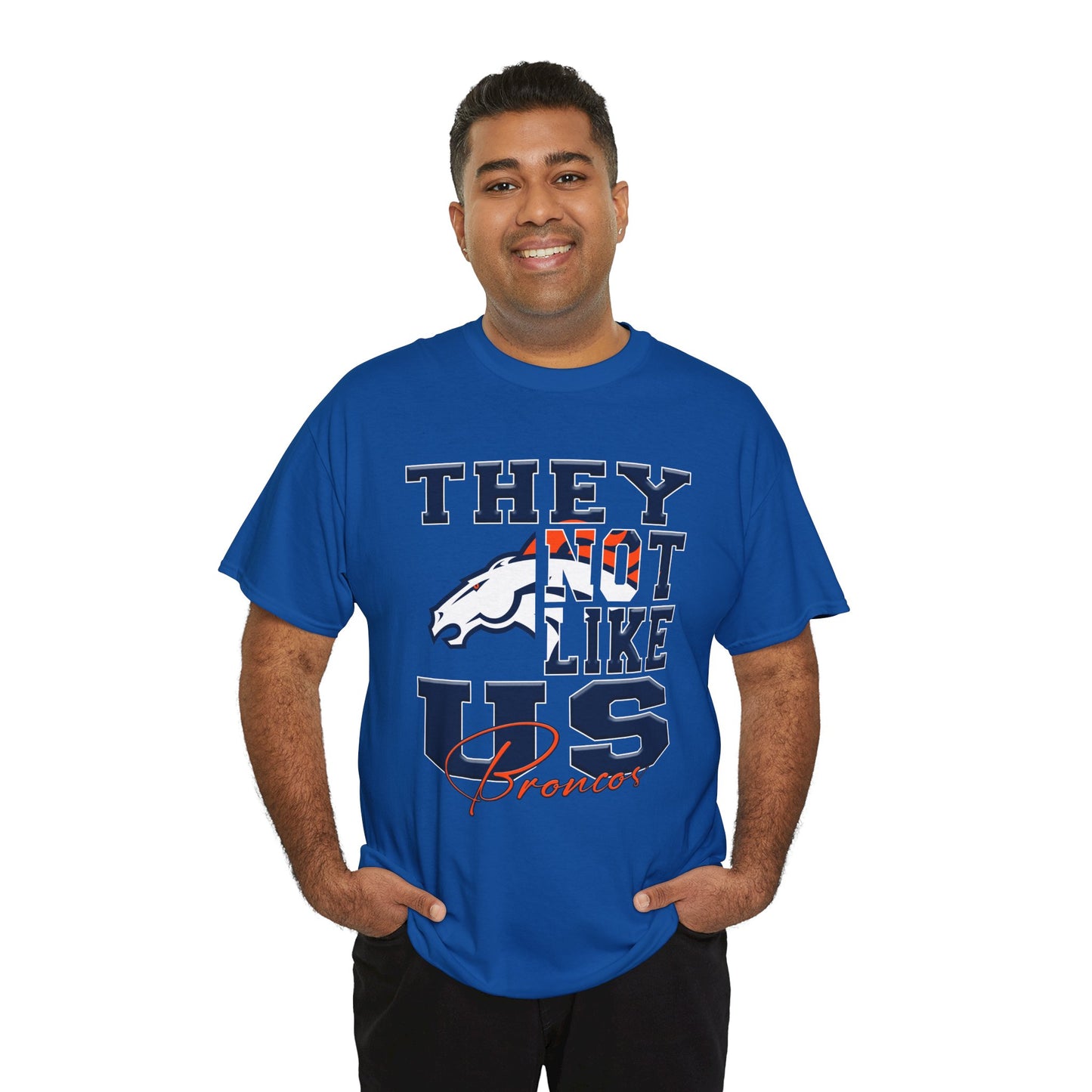 Denver Broncos Football Tee, Broncos Fans Shirt, Denver Broncos Unisex Tee, They Not Like Us, Sports Tee, Game Day Shirt, Chicago