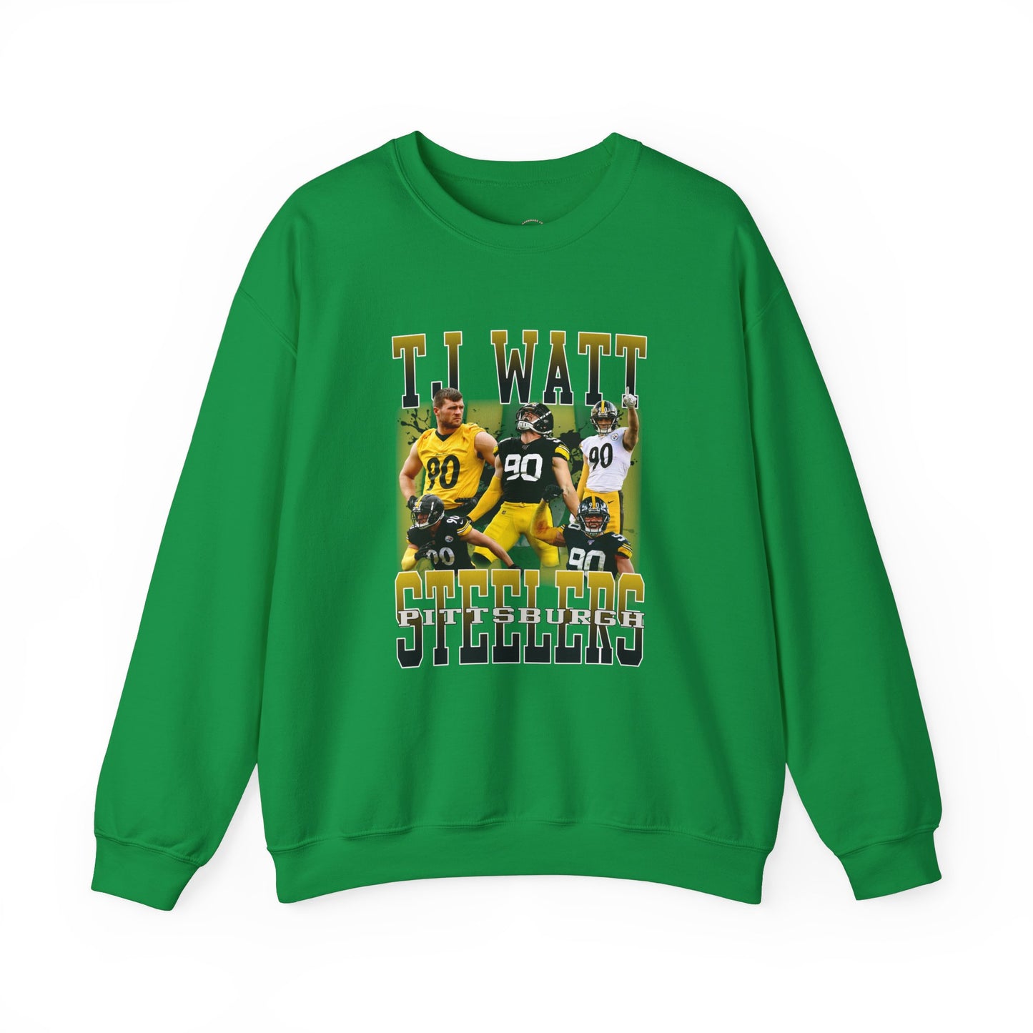 Vintage Pittsburgh Football Sweatshirt, Crewneck, NFL Shirt, TJ Watt Retro 90s Bootleg, Sports Fan Gift