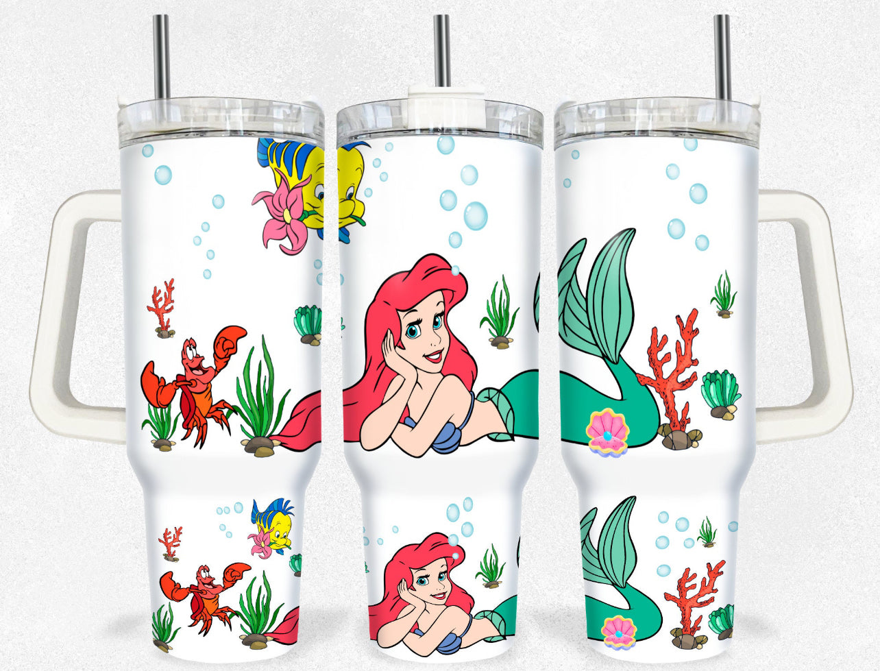 Mermaid 40oz Dupe Tumbler