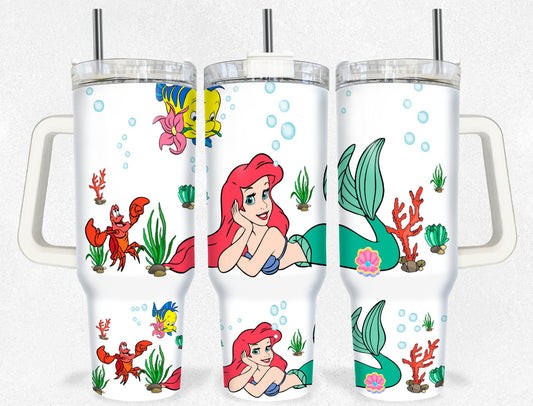 Mermaid 40oz Dupe Tumbler