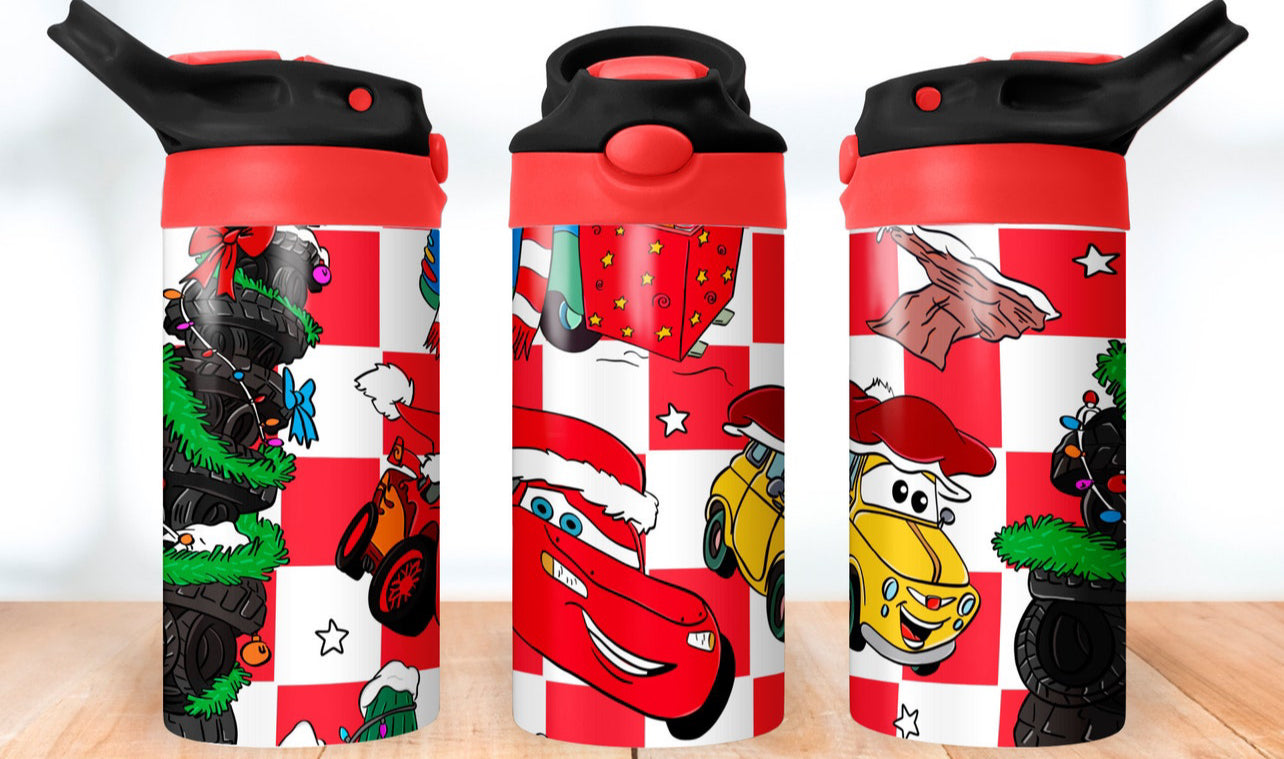 Cars Christmas 12oz Tumbler