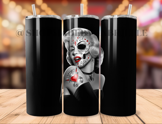 Skelly Marilyn 20oz Tumbler