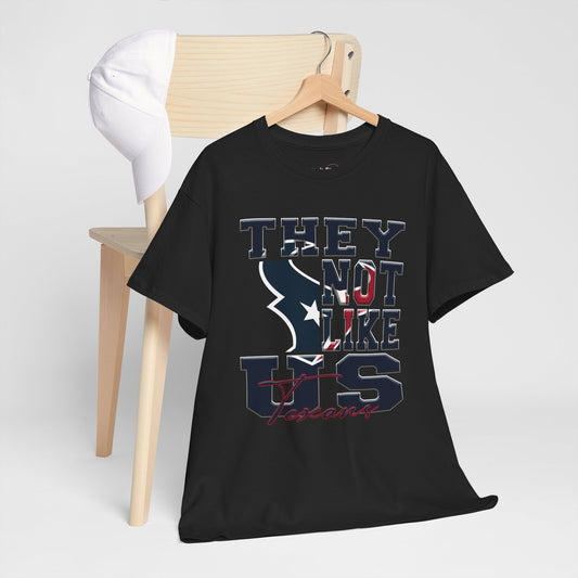 Houston Texans Football Tee, Houston Texans Fans Shirt, Houston Texans Unisex Tee, They Not Like Us, Sports Tee, Game Day Shirt