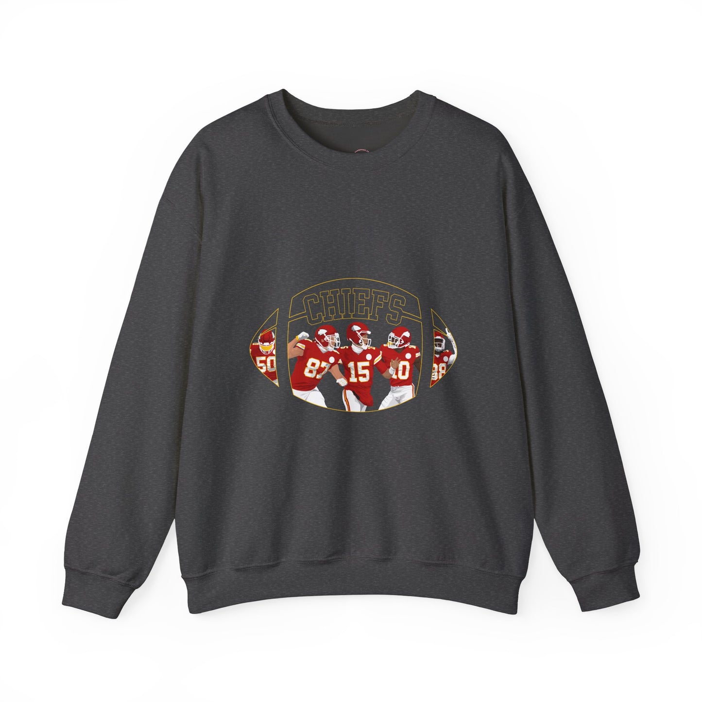 Chiefs, Kansas City Chiefs Football Name Sweatshirt, Patrick Mahomes, Travis Kelsce, Unisex Retro Sweatshirt, Trending Sweater, Crewneck