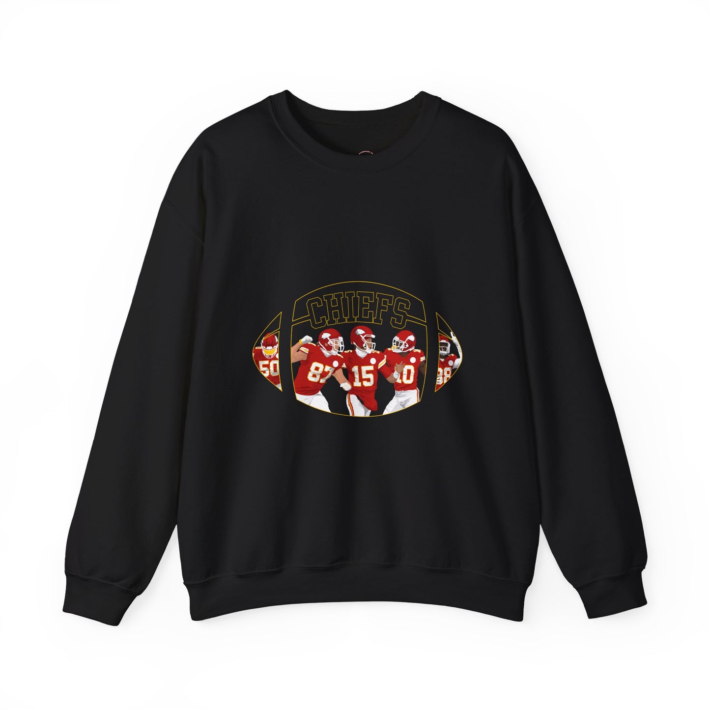 Chiefs, Kansas City Chiefs Football Name Sweatshirt, Patrick Mahomes, Travis Kelsce, Unisex Retro Sweatshirt, Trending Sweater, Crewneck