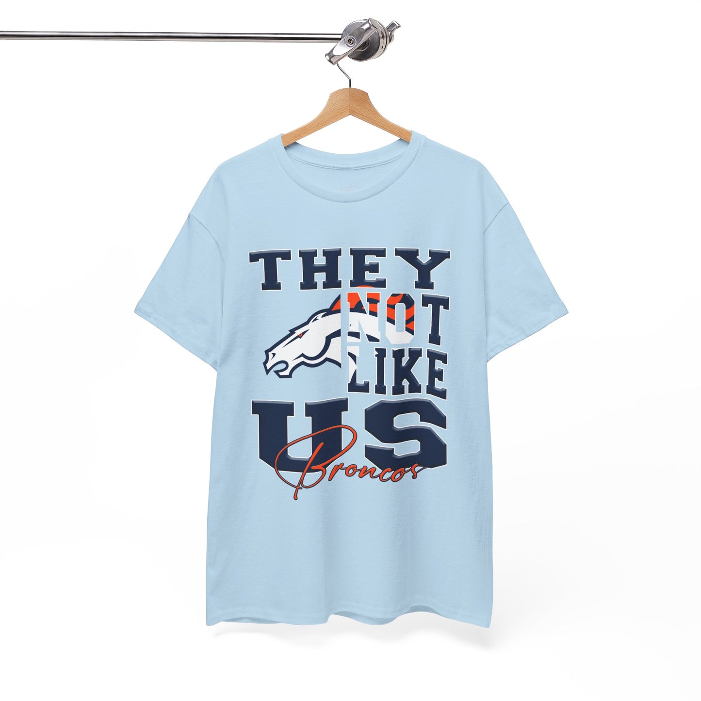 Denver Broncos Football Tee, Broncos Fans Shirt, Denver Broncos Unisex Tee, They Not Like Us, Sports Tee, Game Day Shirt, Chicago