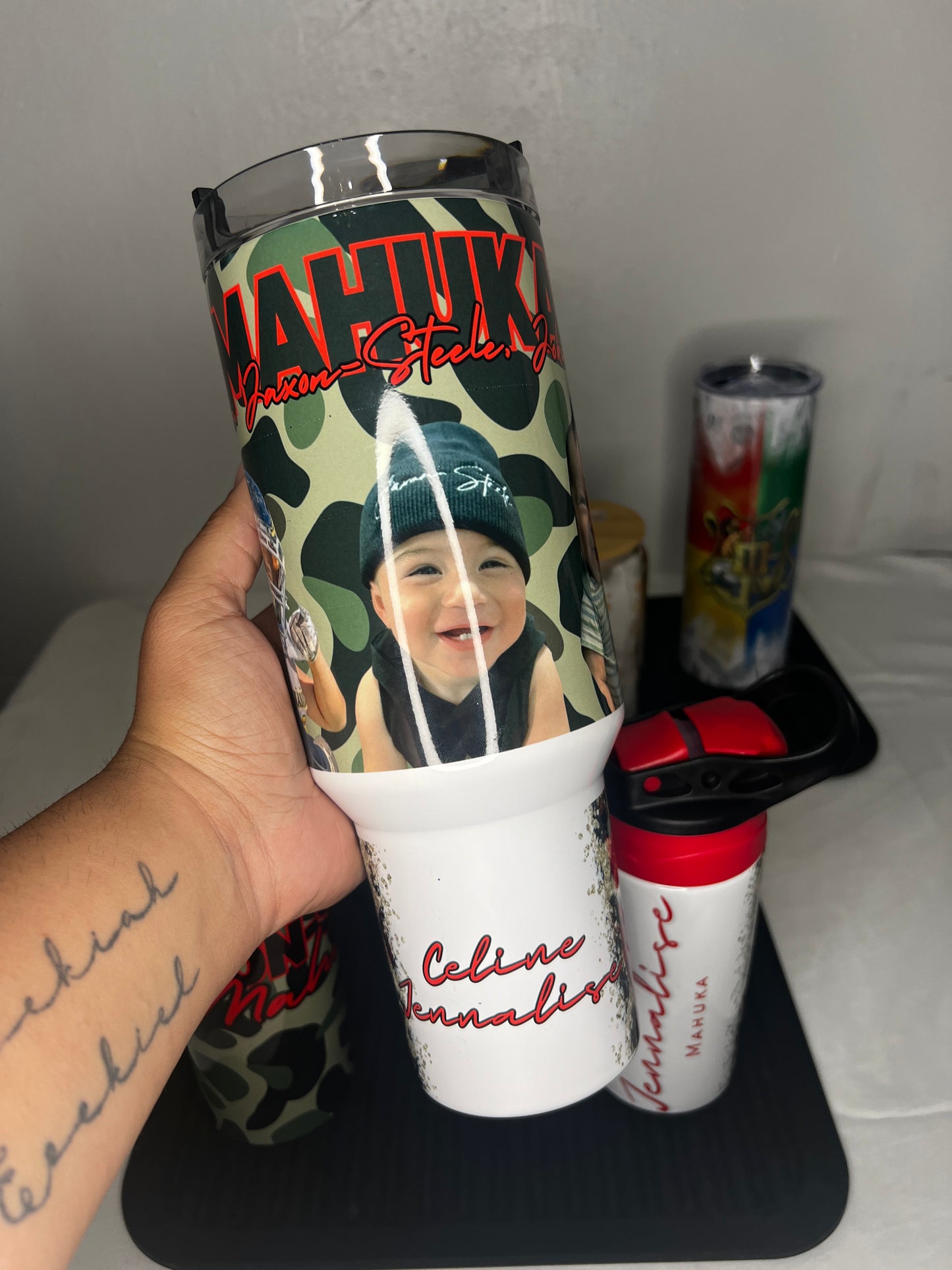 Completely Customized 40oz Dupe Tumbler