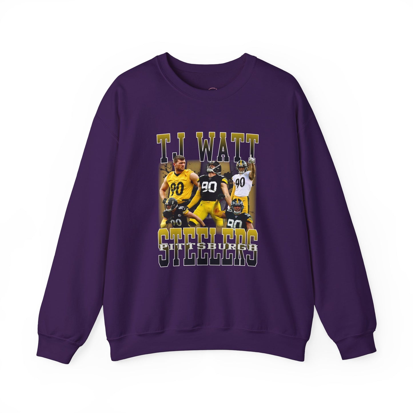 Vintage Pittsburgh Football Sweatshirt, Crewneck, NFL Shirt, TJ Watt Retro 90s Bootleg, Sports Fan Gift