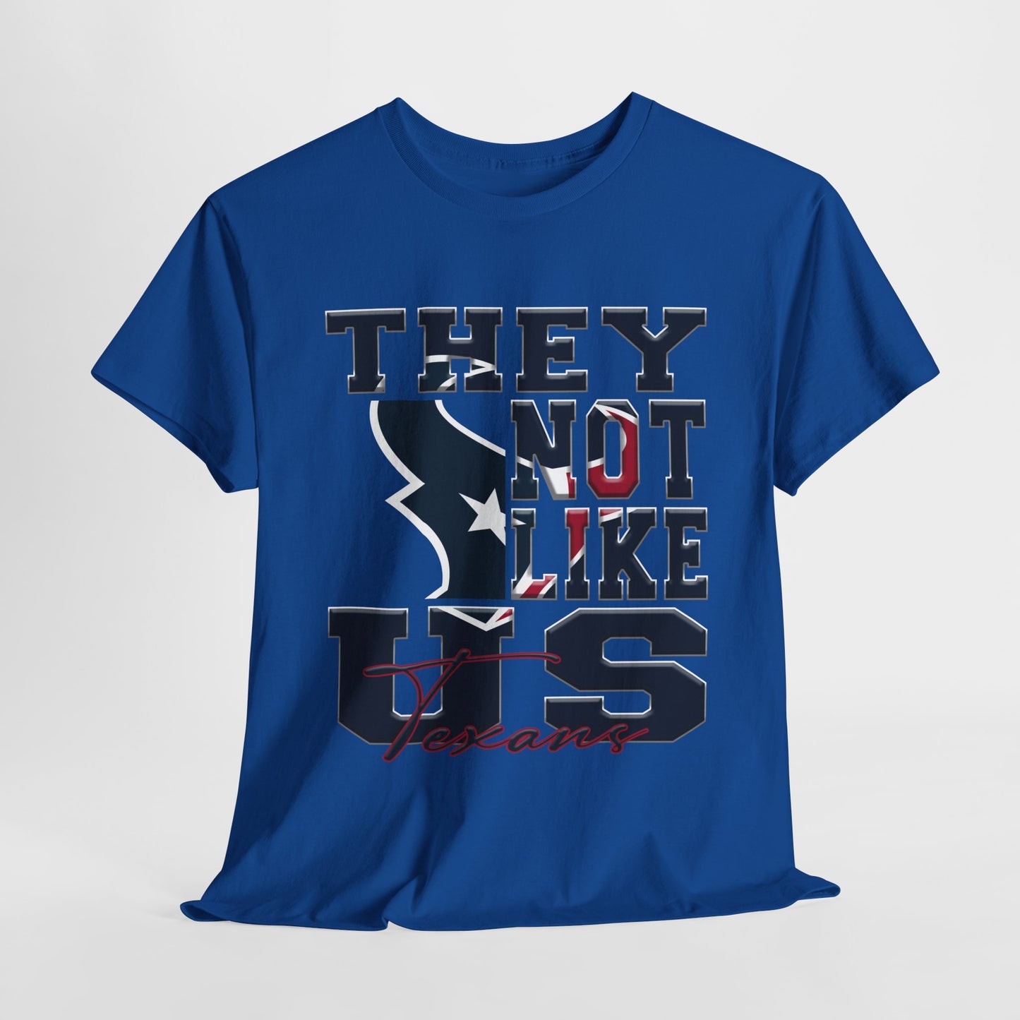 Houston Texans Football Tee, Houston Texans Fans Shirt, Houston Texans Unisex Tee, They Not Like Us, Sports Tee, Game Day Shirt