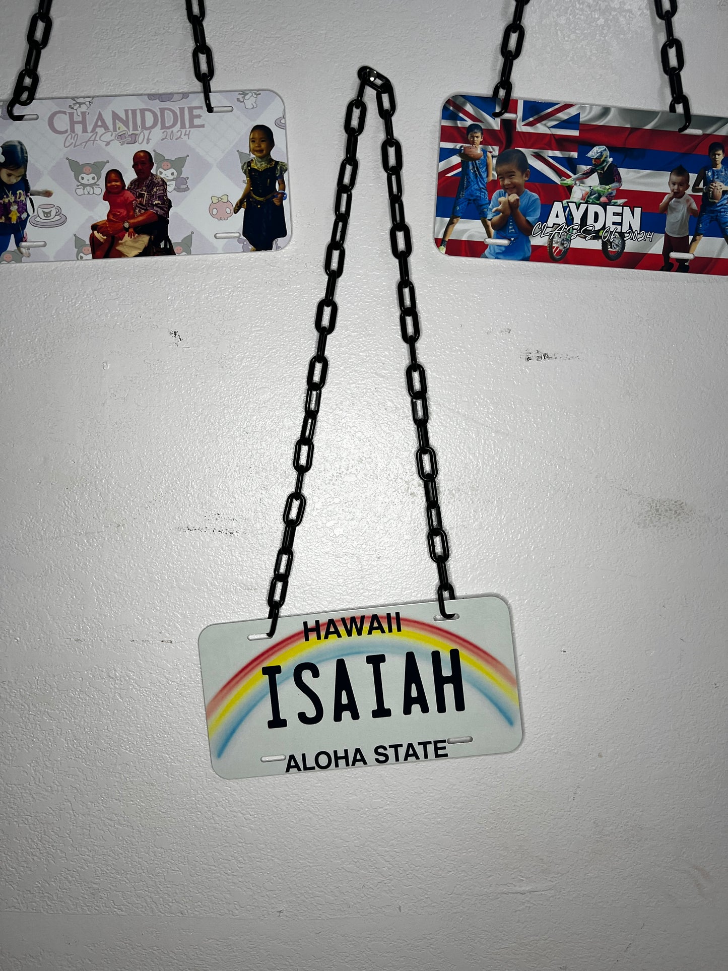 Graduation License Plate Leis