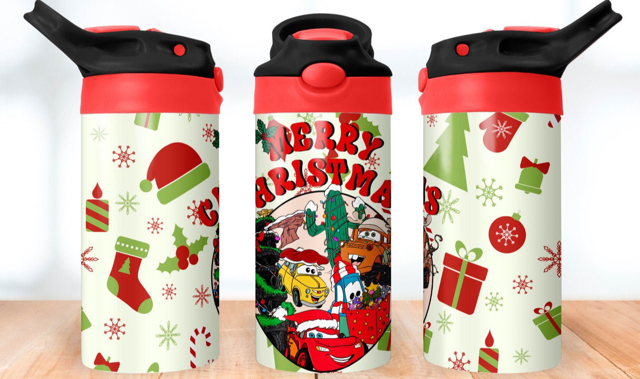 Cars Christmas 12oz Tumbler