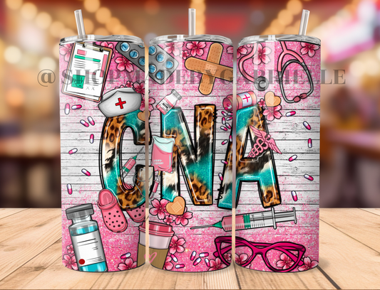 Pink CNA 20oz Tumbler