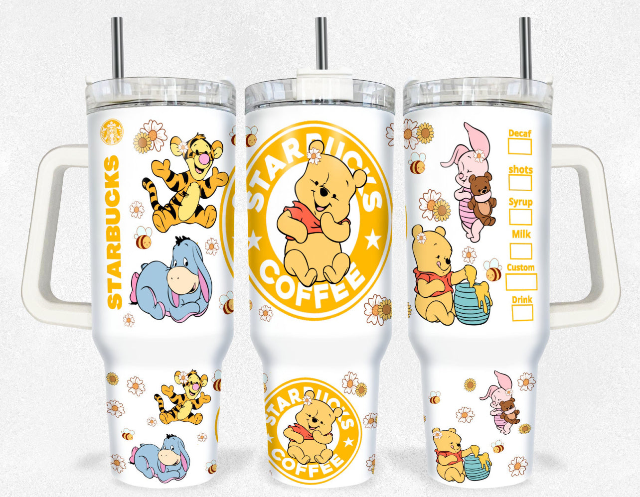 Winnie the Pooh 40oz Dupe Tumbler