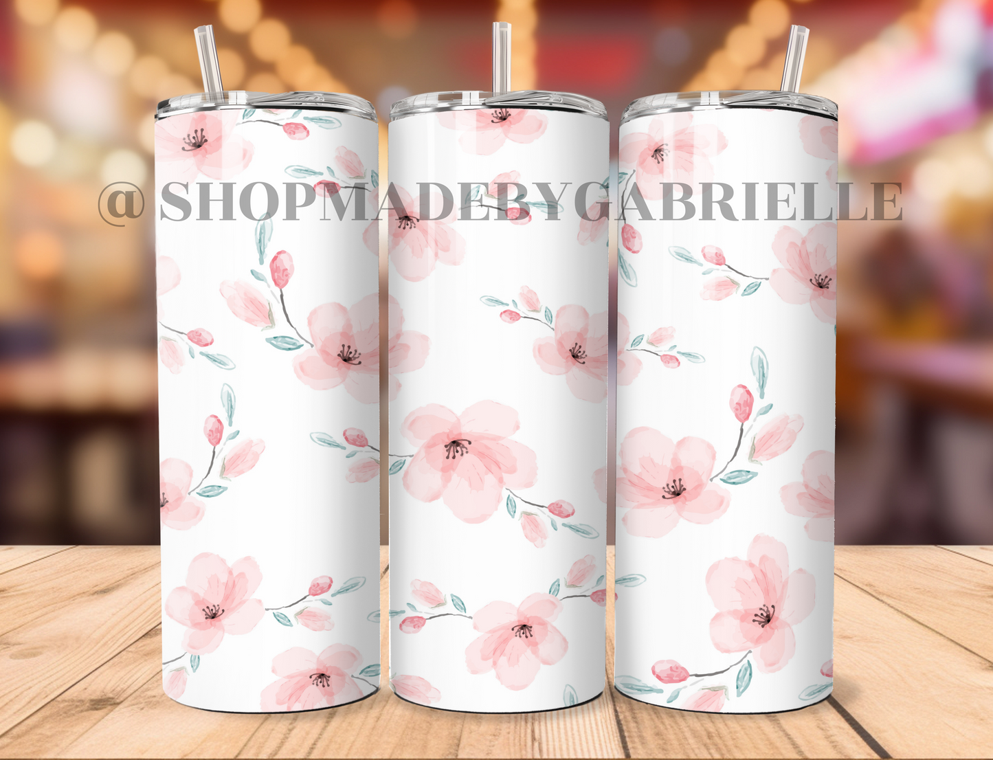 Flowers 20oz Tumbler