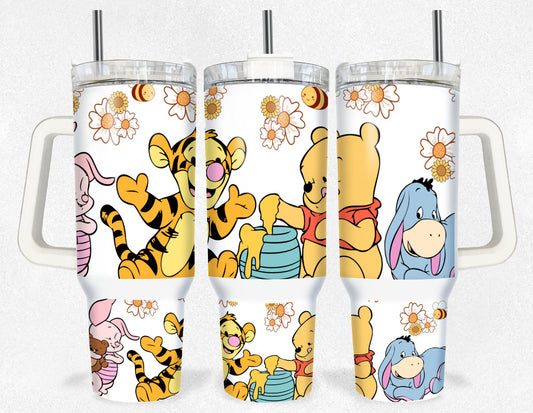 Winnie the Pooh 40oz Dupe Tumbler