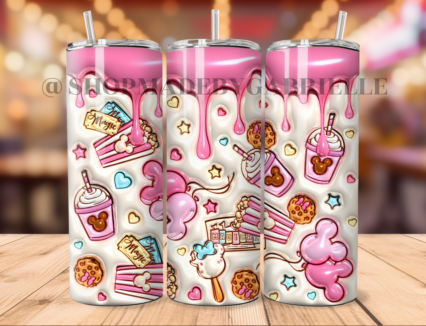 Park Faves - Light Pink 20oz Tumbler