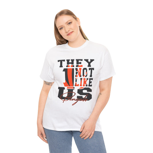 Football Tee, Bengals Fans Shirt, Cincinnati Bengals Unisex Tee, They Not Like Us, Sports Tee, Game Day Shirt, Chicago