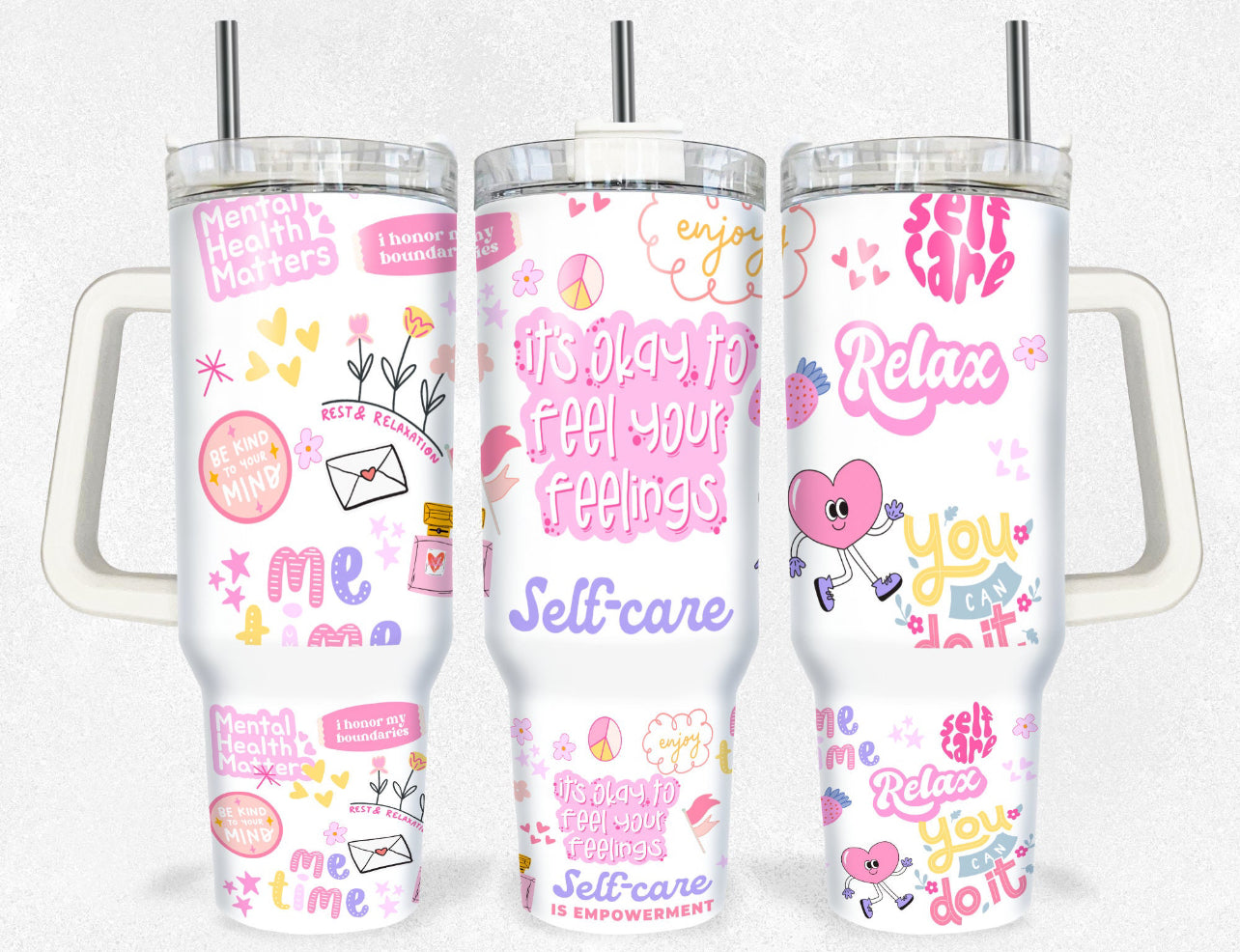 Affirmations 40oz Dupe Tumbler