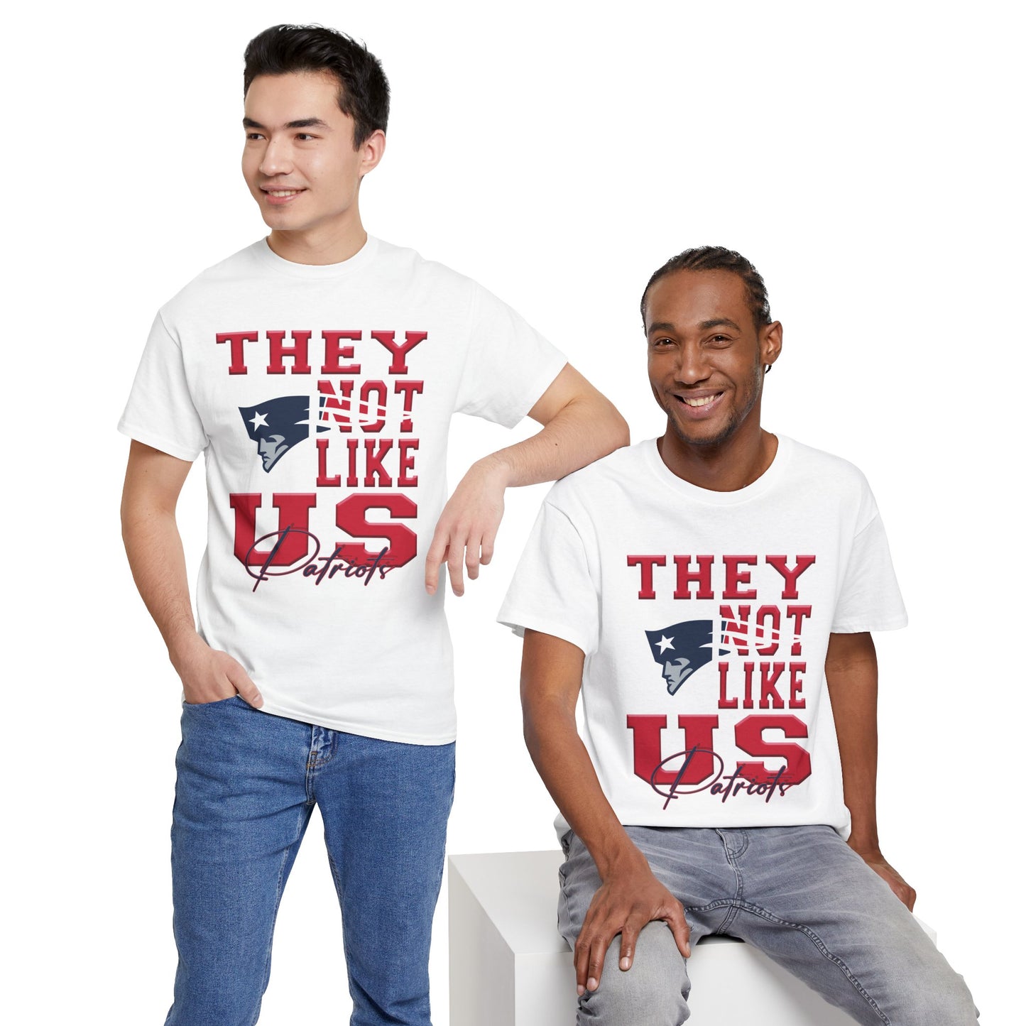 New England Patriots Football Tee, Patriots Fans Shirt, New England Patriots Unisex Tee, They Not Like Us, Sports Tee, Game Day Shirt